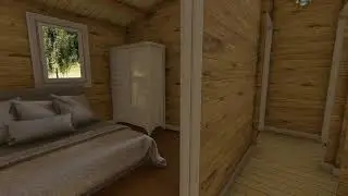 3 bed log cabin video new
