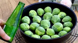 ✅ Пробовали ли вы брюссельскую капусту по этому рецепту? 😱 Это супер вкусно.💯
