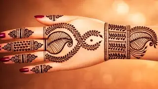 Mehndi design simple | Mehndi ka design | Mehndi design back side | Mehndi design very easy 