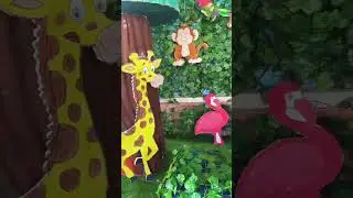 World 🦔Animal 🦓Day Celebration at School 🏫Animals Day Decorations #viral #trending #short Elegant