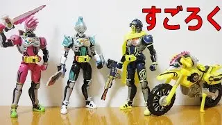 食玩 装動 仮面ライダー エグゼイドとブレイブとスナイプとレーザーの4人で最強レベルアップ超すごろくで対戦してみた テレビマガジン ふろく/付録