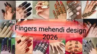 Stylish Fingers Mehendi | Easy Mehndi Tutorial 