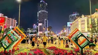 TẾT SÀI GÒN 2026|SÀI GÒN 22 GIỜ ĐÊM NHỘN NHỊP NÁO NHIỆT THIÊN ĐƯỜNG ĂN CHƠI| WALKING HO CHI MINH2026