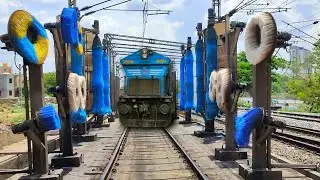 Automatic Train Washing Machine | Automatic Coach Washing Plant | Amazing Trains | Indian Railways