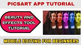 PICSART Effect and Beauty Tool Tutorial| Mobile Editing | SK Editing Tutorials