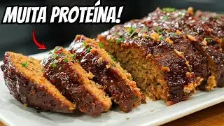 Receita de Meatloaf Proteico: Comfort Food Saud&aacute;vel e Deliciosa