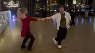 West Coast Swing in Kristiansand. Connie Yndal and Victor (one of my favorite WCS teachers)