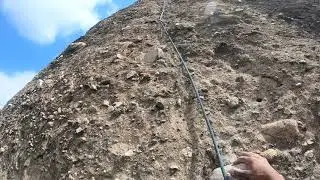 Eagle Rock climb with heavy backpack