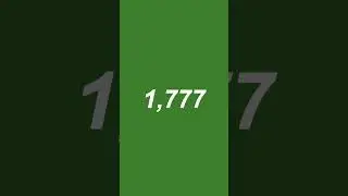 counting number green screen 5,000  #animation #adobepremierclip #adobepremier #loop