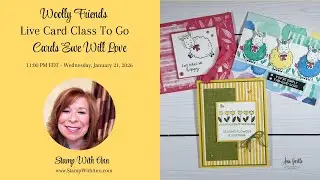 🔴 LIVE: Stampin&rsquo; Up! NEW Woolly Friends Bundle &ndash; Come Craft With Me!