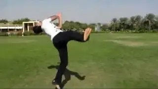 تعلم حركة كيك زا موون مع نسر الكونغ فو kick the moon tutorial easy basics