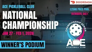 Winners Podium | Women's Doubles | APC National Championship