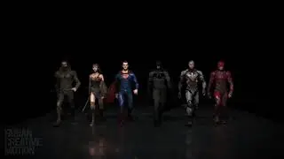 Marvel vs DC Create with Mixamo + Cinema 4d + Element 3D