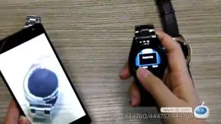 DX:NO.1 G4 MTK6261A 1.2 Inch Round Screen Steel Strap Smart Watch