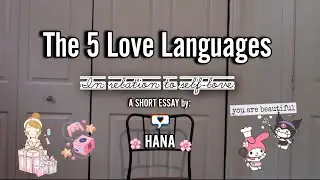 Self-Love with 5 Love Languages