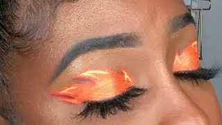 FLAMES EYESHADOW/ #boxofcrayonspalette #flameeyeshadow #jazzedbyjazz #newyork #thecrayoncase