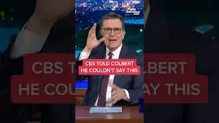 CBS Told Colbert He Can't Air An Interview! He Did It Anyway