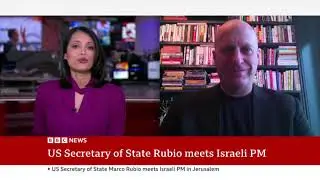 Gidi Grinstein on BBC News speaking about President Trump's vision for Gaza's future, Feb. 20, 2025