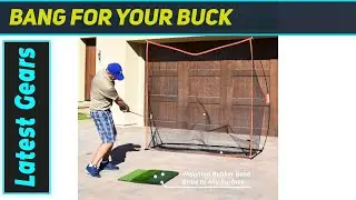 GoSports Tri-Turf XL Mat: Your Ultimate At-Home Golf Driving Range!