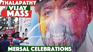 Exclusive Mersal Movie Celebrations | Huge Banners all across Chennai | Vijay's Mersal Fever!!!