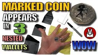 Nest of Wallets An Amazing Coin Magic Trick