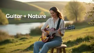 Peaceful Electric Guitar in Nature &ndash; Relaxing Instrumental Music | Cakeya Music
