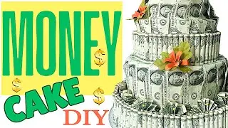 MONEY CAKE TUTORIAL | DIY MONEY CAKE | CASH GIFT IDEAS FOR GRADUATION, Wedding, Birthday #giftideas