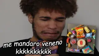 comendo docês suspeitos que mandaram pelo correio 🍬🍭