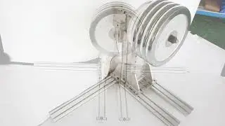 Simulation test of the rotating mechanism of vacuum coating equipment workpieces