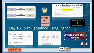 Day 165   zfill () Method using Python