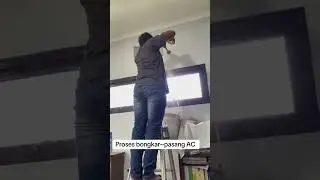 Cara bongkar pasang AC cuma 15 menit 🔥 nol rupiah 
