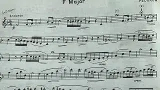 Rubank Selected Studies for Saxophone, pg. 6 F Major