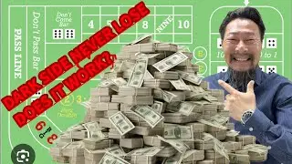 REVIEW OF DARKSIDE NEVER LOSE STRATEGY ON BUBBLE CRAPS WITH REAL MONEY!!!