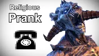 Молаг Бал звонит на религиозные горячие линии &mdash; розыгрыш в Skyrim