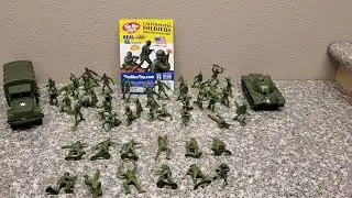 Tim Mee toys Green 48pc Army Men toy review!