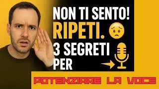 MIGLIORA LA VOCE! 3 TRUCCHI PER PARLARE PIÙ FORTE, SENZA SFORZO