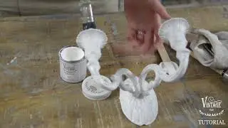 Vintage Paint | How to paint and patinate a brass candlestick
