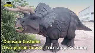 Two-person Jurassic Triceratops Costume for Sale | Dinosaur Costume