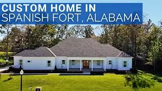 Inside BRAND-NEW Custom Elegant Home on a Wooded Lot in Spanish Fort, AL by McVay Builders