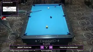 BRENT DUNCAN  vs TREVOR SICKENDICK  - WBCA 9 BALL 2024 - TABLE 6 | EvoSports