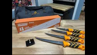 Ultra flexible knife set will be perfect for fishing!