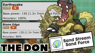 SAND FORCE + SAND STREAM HIPPOWDON DOES INSANE DAMAGE IN POKEBILITIES 