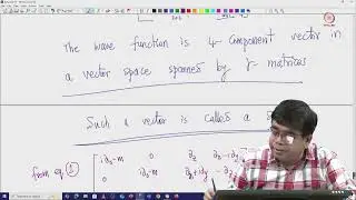 Lec 18 Dirac Spinors