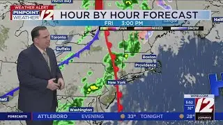 WPRI 12 Weather Forecast for 1/8/26:  Black ice this morning; but a nice day ahead