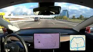 Driving Timelapse Capital Beltway