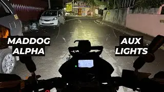 Brand New FOG LIGHTS on the BMW G310GS | MADDOG ALPHA