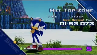 Sonic GT - Hill Top Speedrun 1:53.073 (Sonic)