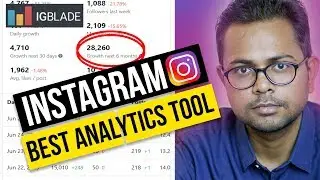 FREE Instagram Analytics Tool  How to check follower growth and engagement on Instagram (in Hindi)