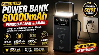 Pertama Sekali Review Soarfly Powerbank 60000 mAh 
