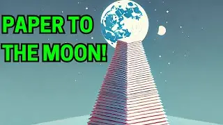 If You Fold a Piece of Paper 42 Times, It Would Reach the Moon!